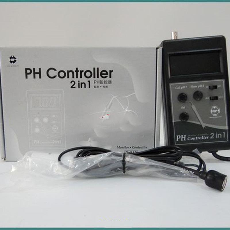 Marine Aquarium Water Test Kit - PH-Monitor-Controller-Testkit Wassertest 2-in-1 PH-Aquarium für Süß-