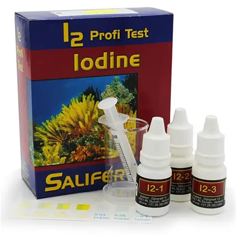 Marine Aquarium Water Test Kit - Salifert Iodin I2 Profi-Test - Hochpräzises