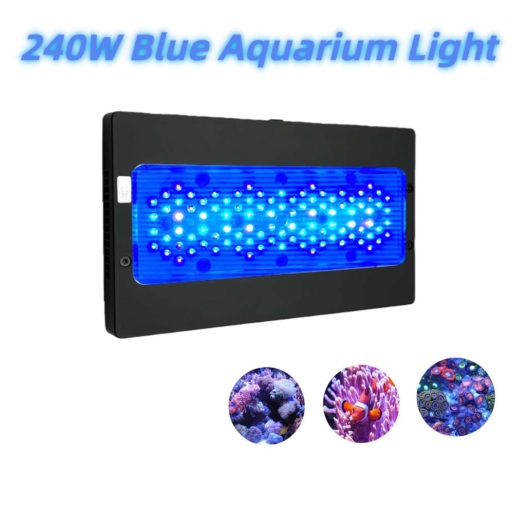 Aquarium Blue Marine Reef - 240W Vollspektrum Programmierbares Marine LED Aquariumlicht