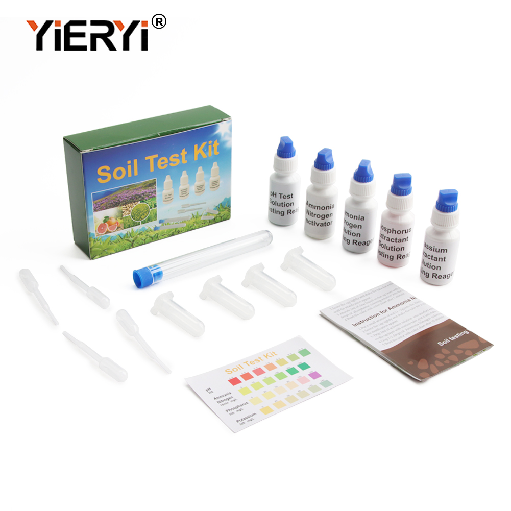Marine Aquarium Water Test Kit - Yieryi Bodentestkit für PH-Stickstoff, Phosphor, Kalium,