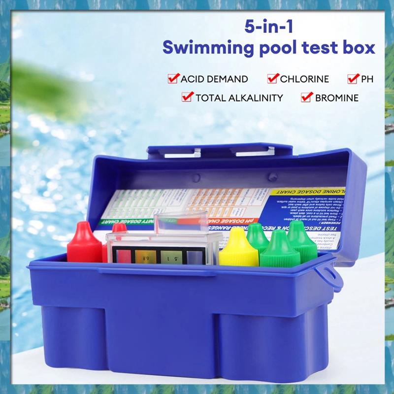 Marine Aquarium Water Test Kit - Das neue 5-Wege-Testkit für Pool und