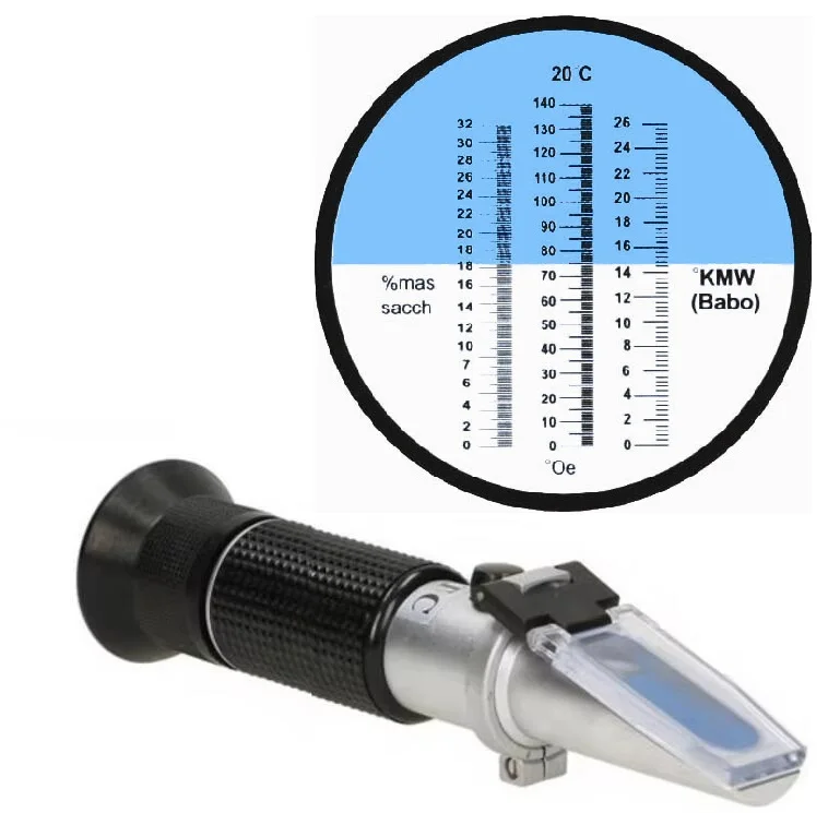 Refractometer Salinity - Handgehaltenes 0-100% Salzgehalt Aquarium ATC Refraktometer