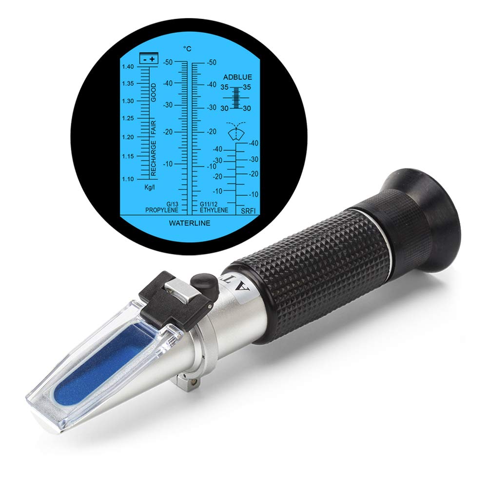 Refractometer Salinity - Frostschutzmittel-Kühlmittel-Refraktometer für das Frostschutzsystem von Kraftfahrzeugen,
