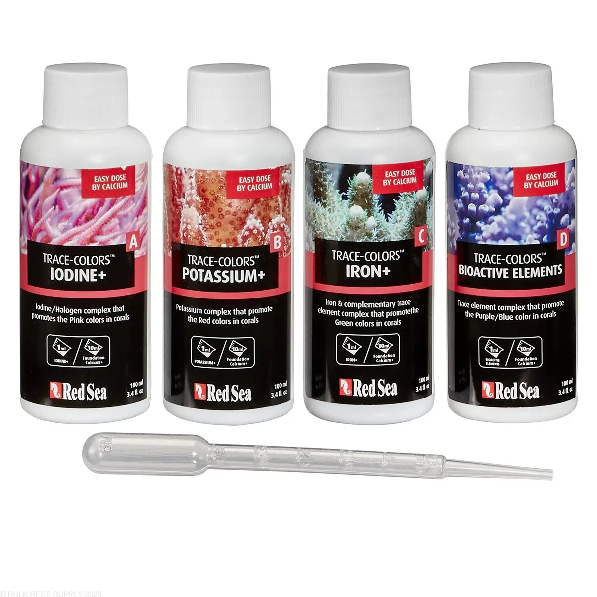 Marine Aquarium Water Test Kit - Redsea Farbe Spuren element Abcd Korallen