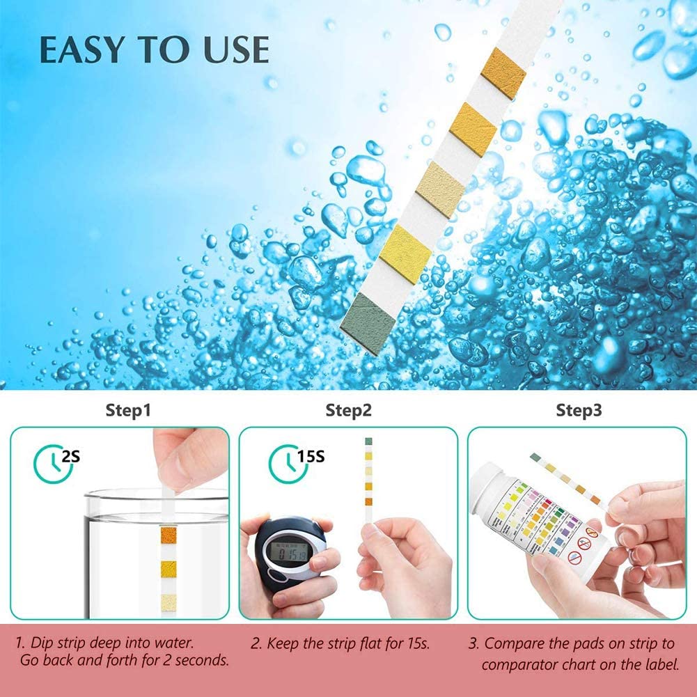 50 Stück Mehrzweck 5 in 1 Chlo – Marine Aquarium Water Test Kit Bewertung und Preis