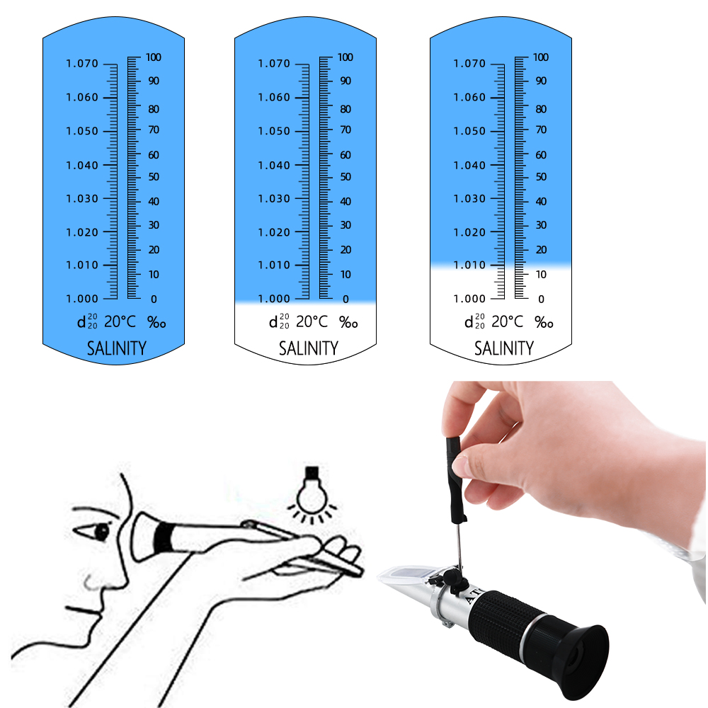 Handheld Salzgehalt Refraktome – Refractometer Salinity Bewertung und Preis