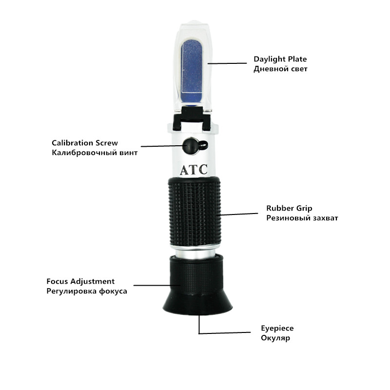 0–32 % Zucker, 0–28 % Salz, tr – Refractometer Salinity Bewertung und Preis