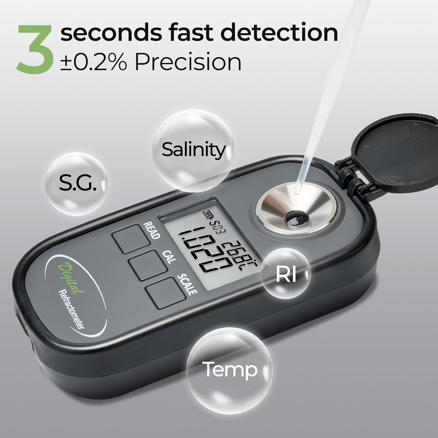 Digitales Refraktometer Digita – Refractometer Salinity Bewertung und Preis