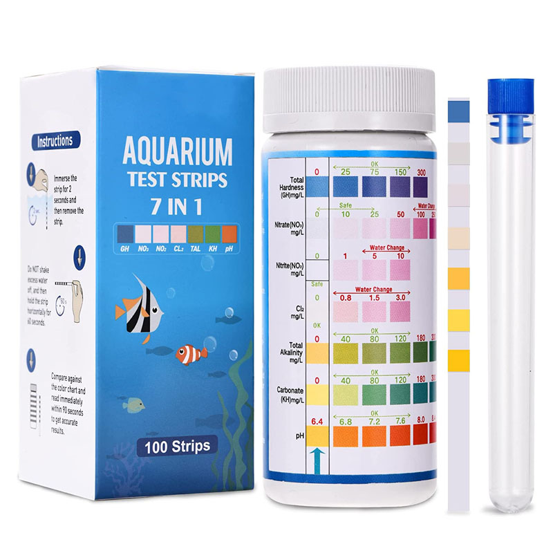 7-IN-1 Aquarium Test Streifen  – Marine Aquarium Water Test Kit Bewertung und Preis