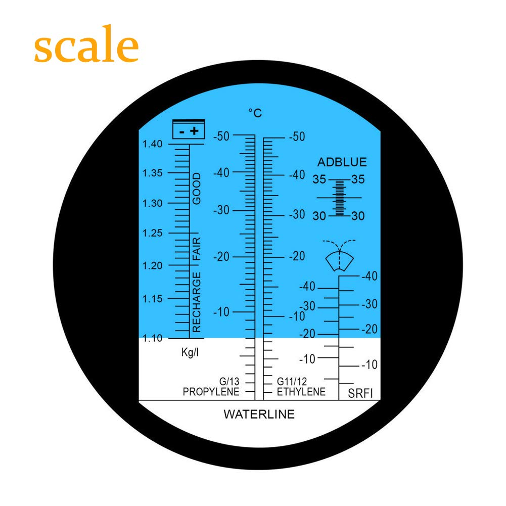 Frostschutzmittel-Kühlmittel-R – Refractometer Salinity Bewertung und Preis