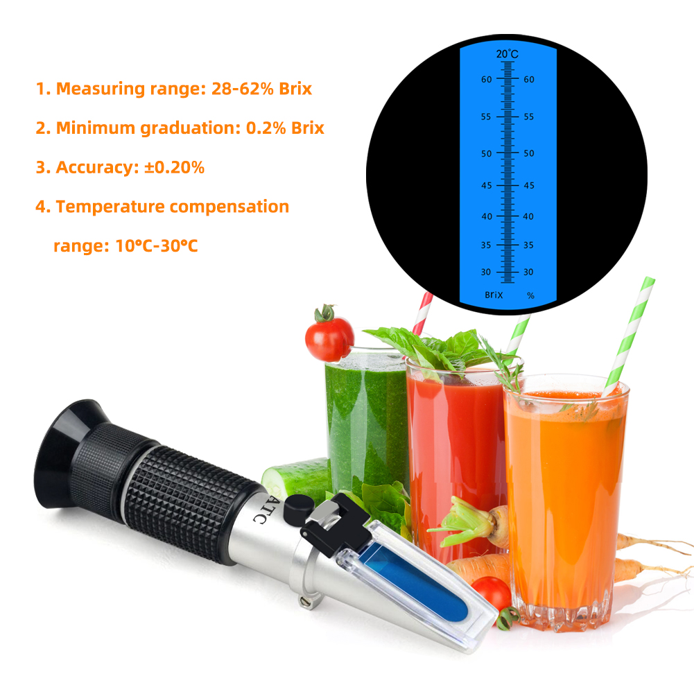 Professionelles 28-62% Brix-Re – Refractometer Salinity Bewertung und Preis